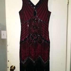 Vintage style flapper dress